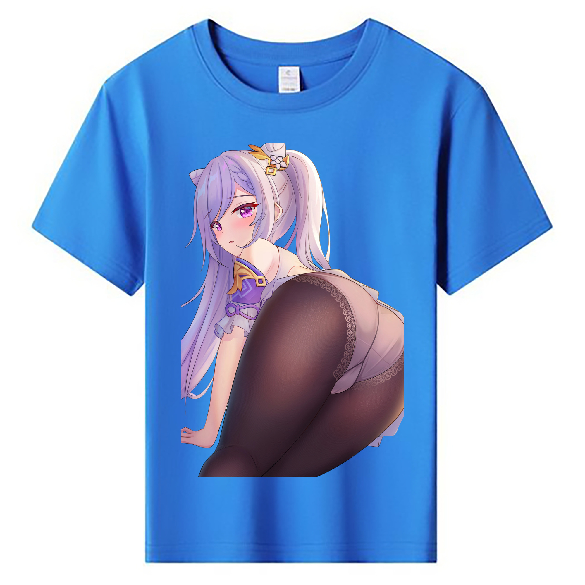 げんし神 刻晴 こくせい genshin Kokusei 綿100％キッズTシャツ（フロントプリント）
